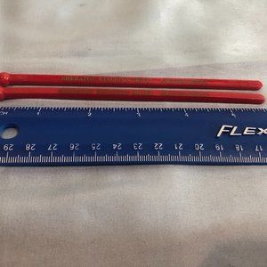 VINTAGE LOT of 2 Sheraton Kingston Hotel Jamaica Swizzle Stir Sticks #F62